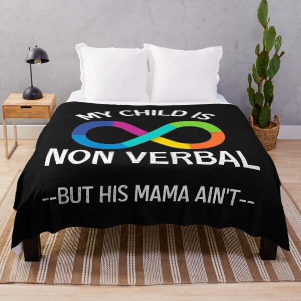 Item preview, Autism Awareness - My child is non verbal but his mama ain’t designed and sold by Mo-Am.