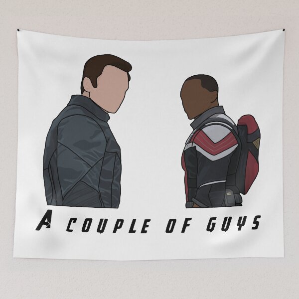 Item preview, Bucky and Sam A Couple Of Guys designed and sold by beckahbrooks.