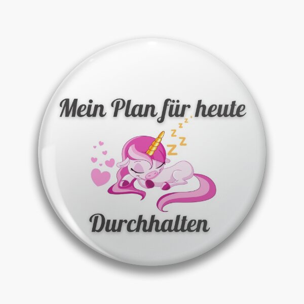 Item preview, Mein Plan für heute Durchhalten. Einhorn Design designed and sold by Aedrikan.