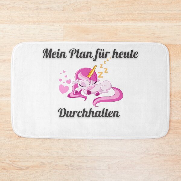 Artikelvorschau, Mein Plan für heute Durchhalten. Einhorn Design entworfen und verkauft von Aedrikan.