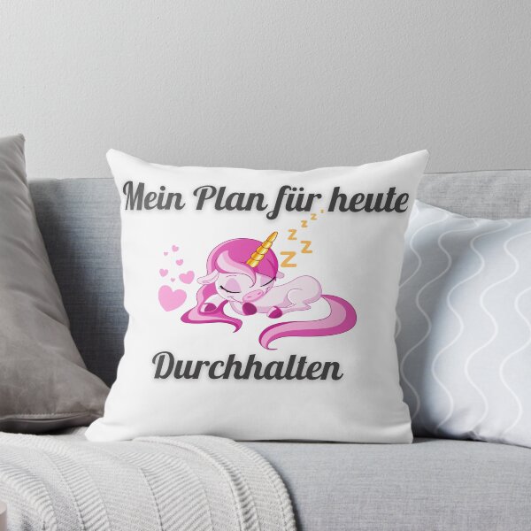 Item preview, Mein Plan für heute Durchhalten. Einhorn Design designed and sold by Aedrikan.