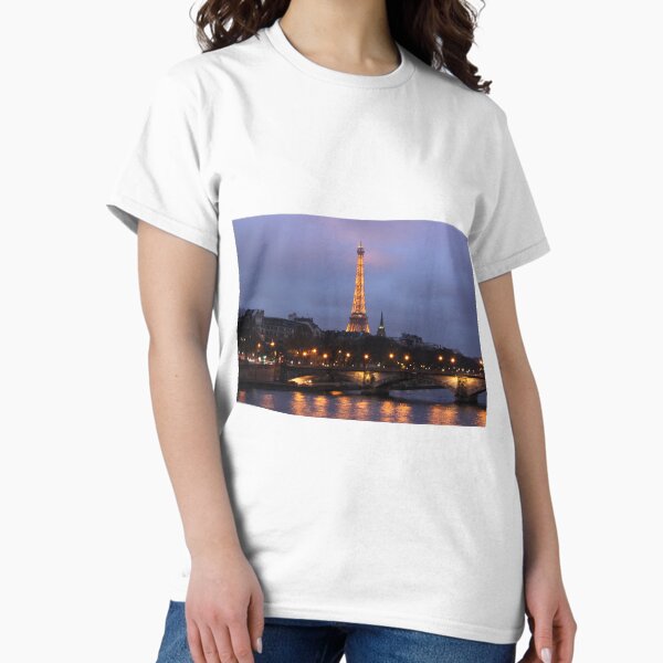 Item preview, La tour Eiffel at dusk designed and sold by Elena Skvortsova.