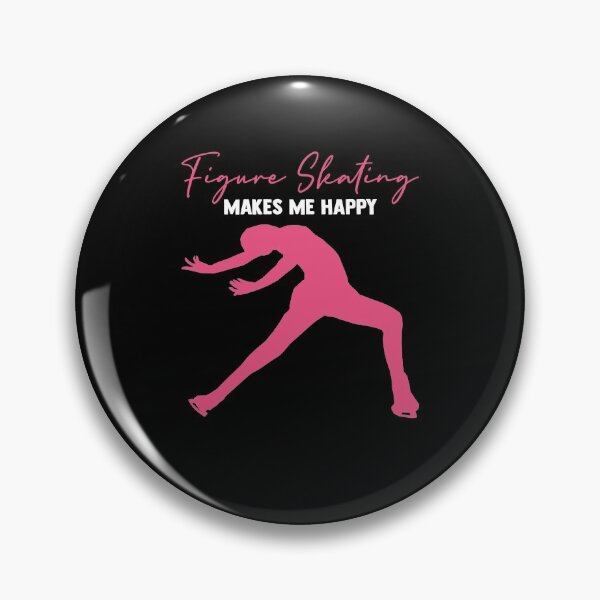 Item preview, Figure Skating makes me Happy ice dancing figure skates designed and sold by Nessshirts.