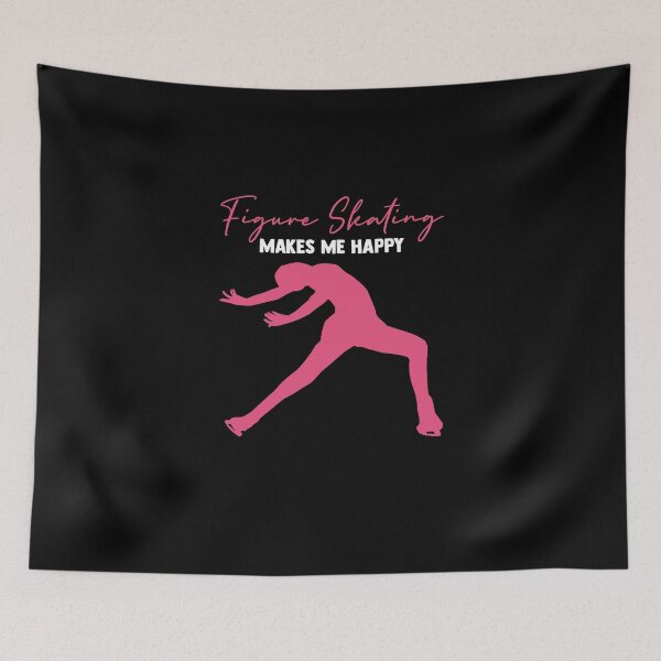 Item preview, Figure Skating makes me Happy ice dancing figure skates designed and sold by Nessshirts.