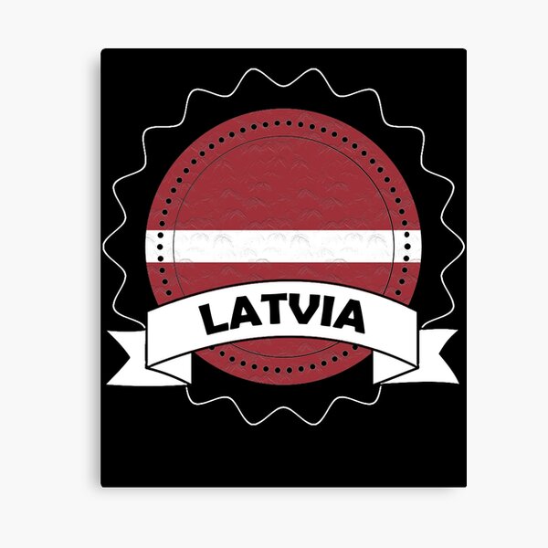 Item preview, Latvia Emblem-Badge-Flag designed and sold by Gina-Driada.