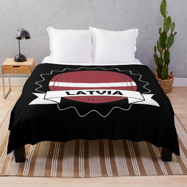 Item preview, Latvia Emblem-Badge-Flag designed and sold by Gina-Driada.