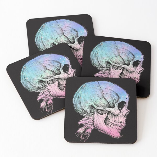 Item preview, Colorful skull designed and sold by KaylGShop.