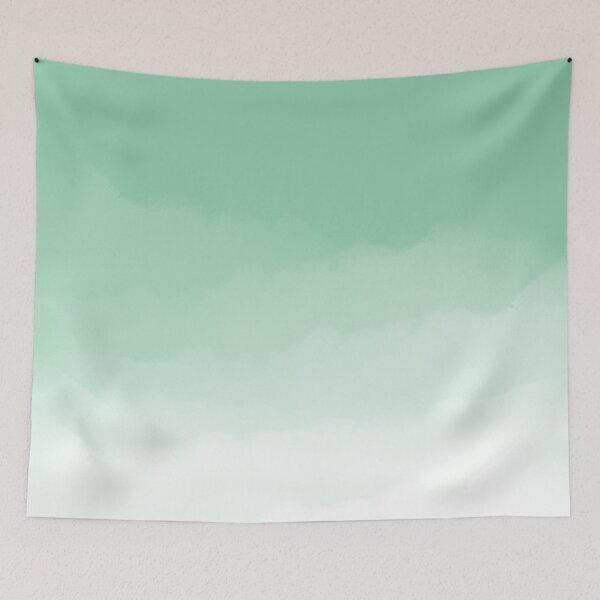Item preview, Seafoam Green Watercolor Ombre (seafoam green/white) designed and sold by Design Minds Boutique.