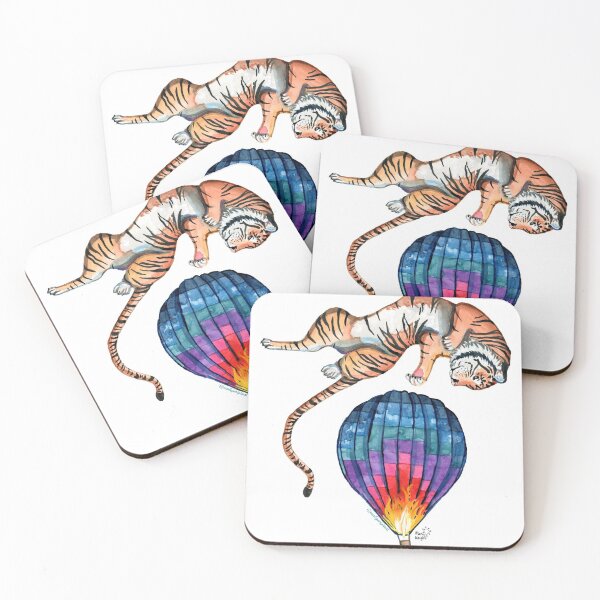 Item preview, Leaping Tiger designed and sold by marleywrightart.