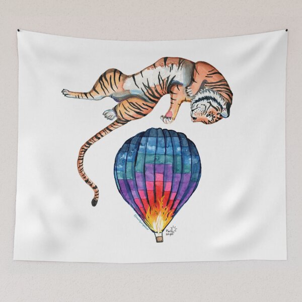 Item preview, Leaping Tiger designed and sold by marleywrightart.