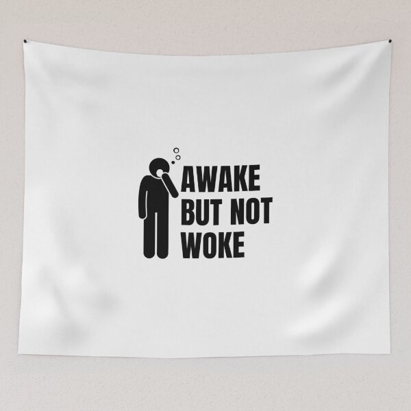Item preview, Awake But Not Woke designed and sold by Fioranoclthing.