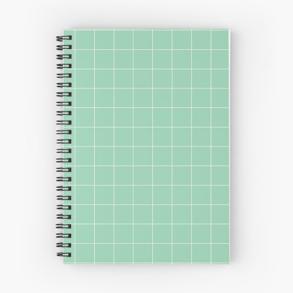 Item preview, Windowpane Check Grid (white/seafoam green) designed and sold by Design Minds Boutique.