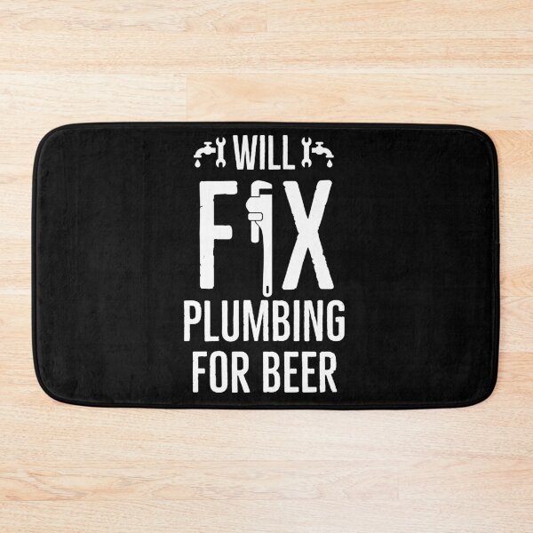 Item preview, Plumber Will Fix it For A Beer Gift designed and sold by Luna1Shop.