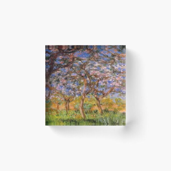 Aperçu de l'œuvre Giverny au printemps - Une peinture de paysage Monet de Giverny créée et vendue par molamode.