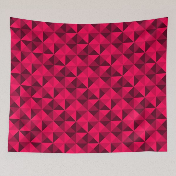 Item preview, Geometric Triangle Pattern (Pink Shades) designed and sold by John Uttley.