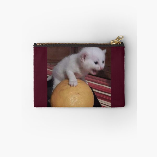 Item preview, Kitten Screaming while Holding Orange designed and sold by Rzera-.