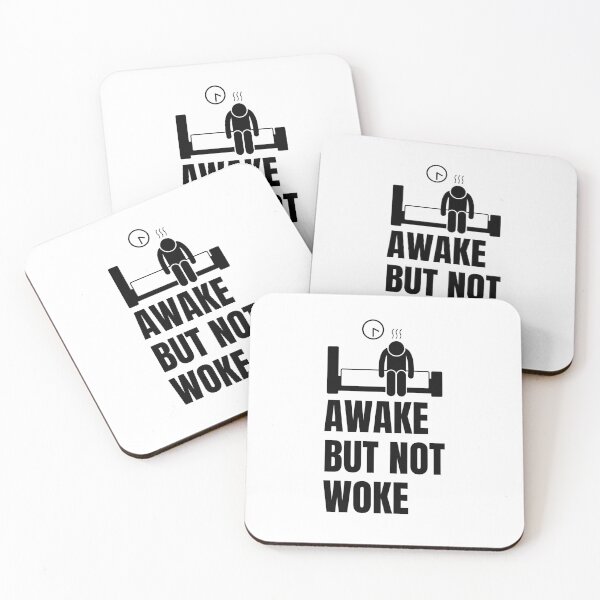 Item preview, Awake But Not Woke designed and sold by Fioranoclthing.