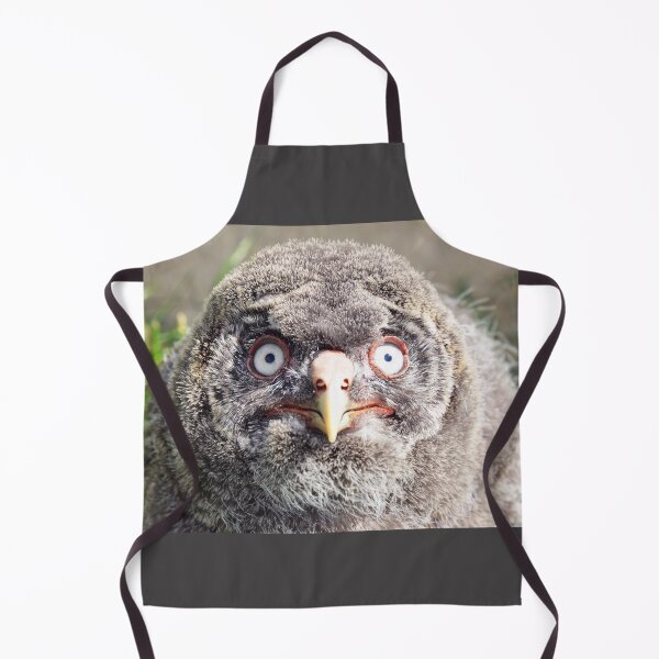 Item preview, Baby Great Grey Owl Portrait designed and sold by ClaireChown.