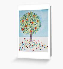 Summer Apple Tree Greeting Card