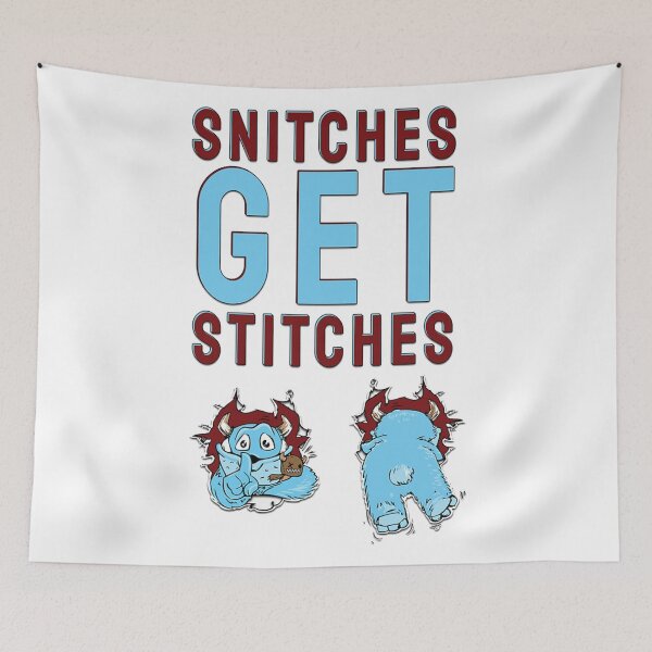 Item preview, Snitches get Stitches designed and sold by olivedouglass.