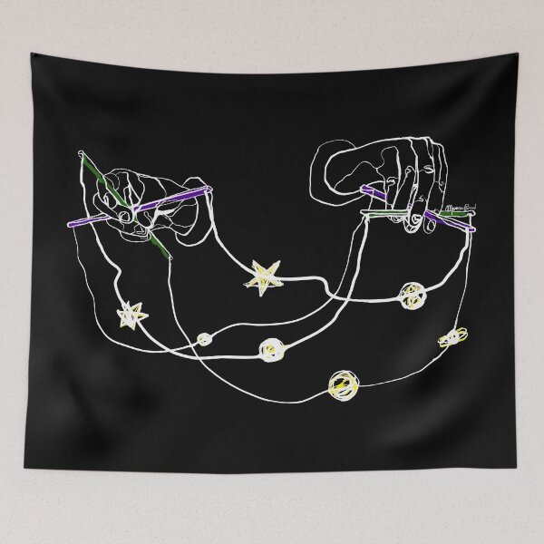 Item preview, Single Line - Puppeteer of the You-niverse (White) designed and sold by MaxencePierrard.