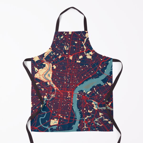 Item preview, Philadelphia City Map of Pennsylvania, USA - Hope designed and sold by deMAP.