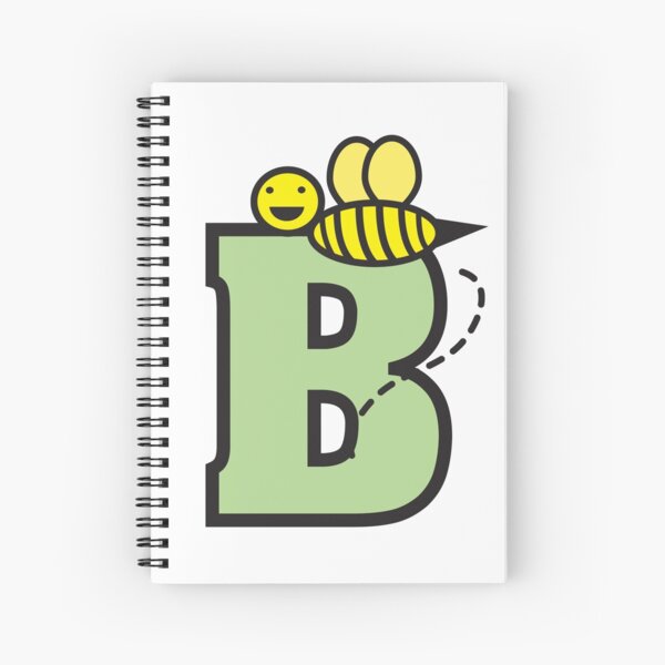 B is for Bee Spiral Notebook