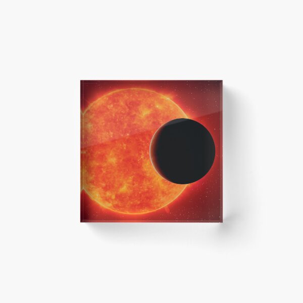 Item preview, Exoplanet against red dwarf designed and sold by Lukasz Szczepanski.