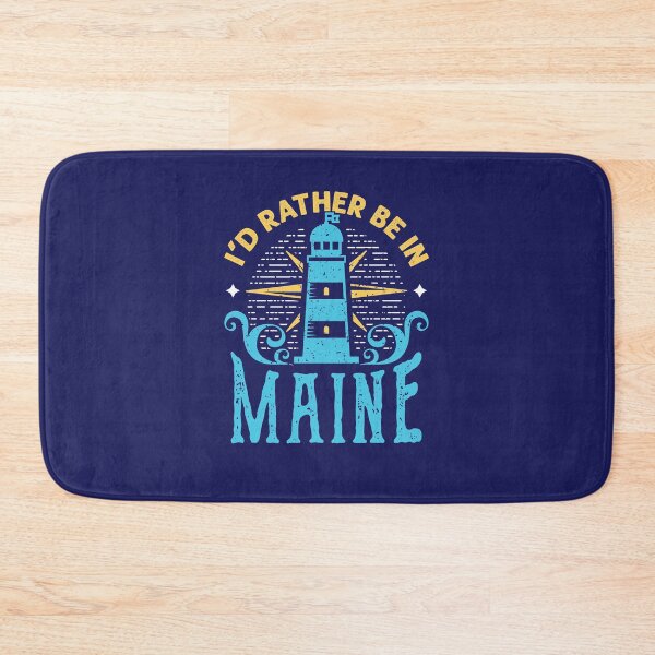 Item preview, I'd Rather Be in Mainer Native Mainer Lighthouse designed and sold by jaygo.