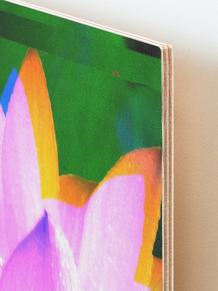 Thumbnail 3 of 6, Mounted Print, Lovely Lotus designed and sold by April Dowling.