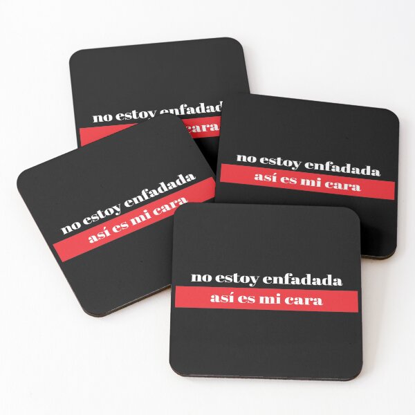 Item preview, No estoy enfadada, asi es mi cara #white designed and sold by blacklittlemoon.