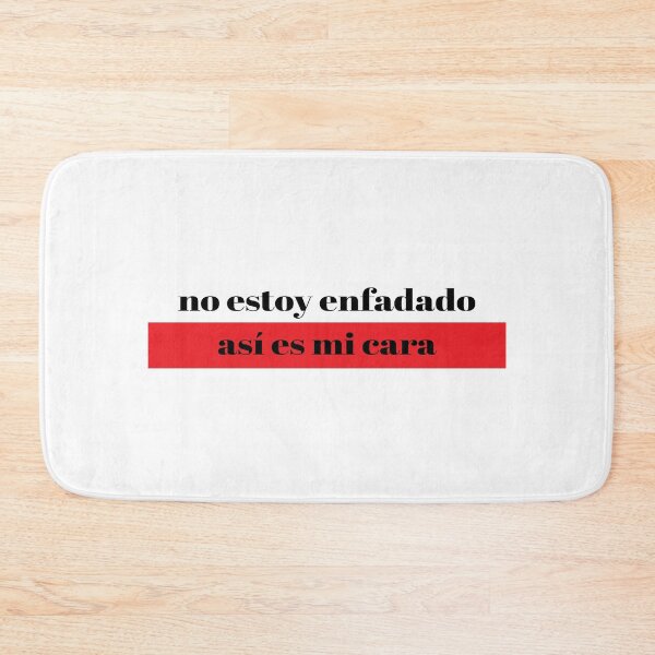 Item preview, No estoy enfadado, asi es mi cara #black designed and sold by blacklittlemoon.