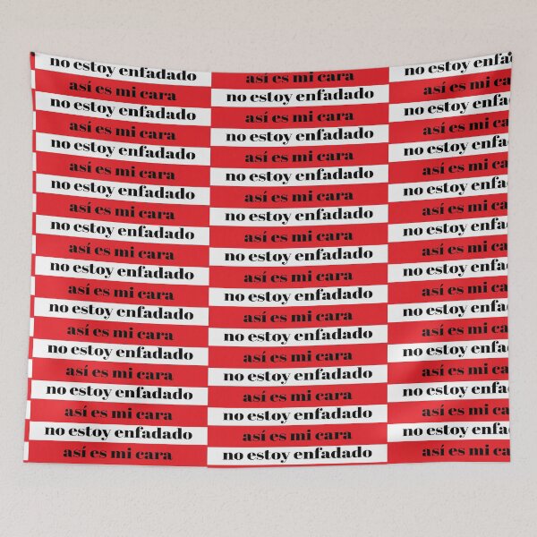 Item preview, No estoy enfadado, asi es mi cara #black designed and sold by blacklittlemoon.