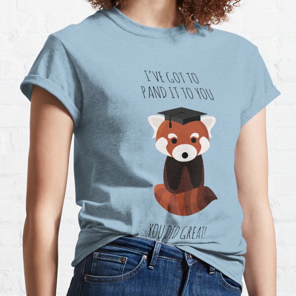 A Red Panda Graduation Classic T-Shirt
