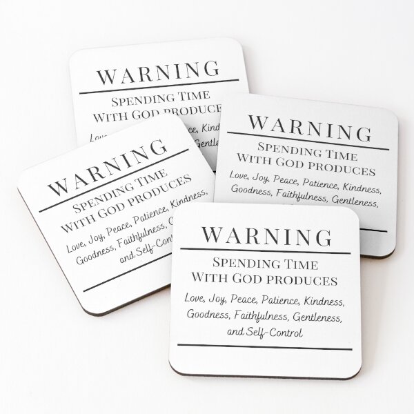 Item preview, Warning Spending Time with God Funny Christian Design designed and sold by dkgivens.