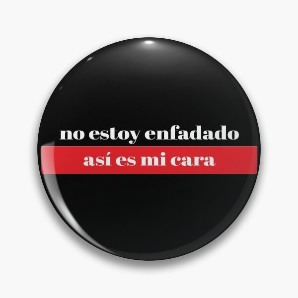 Item preview, No estoy enfadado, asi es mi cara #white designed and sold by blacklittlemoon.