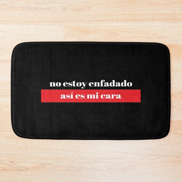 Item preview, No estoy enfadado, asi es mi cara #white designed and sold by blacklittlemoon.