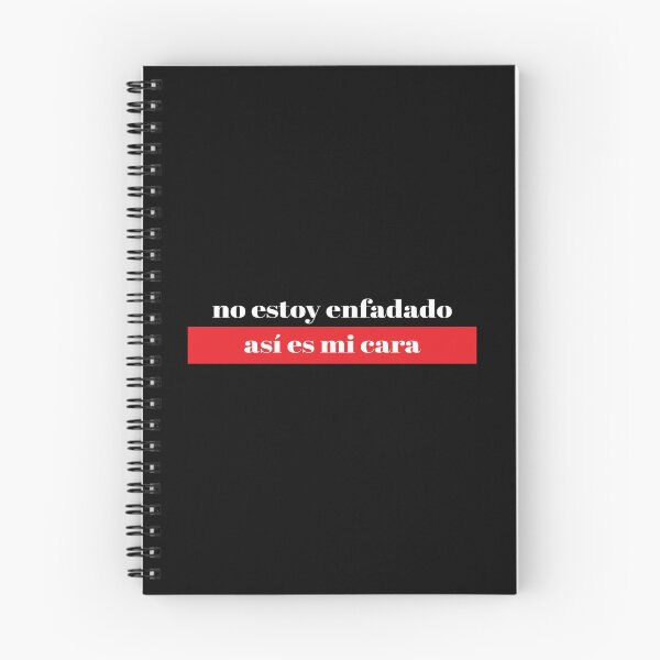 Item preview, No estoy enfadado, asi es mi cara #white designed and sold by blacklittlemoon.