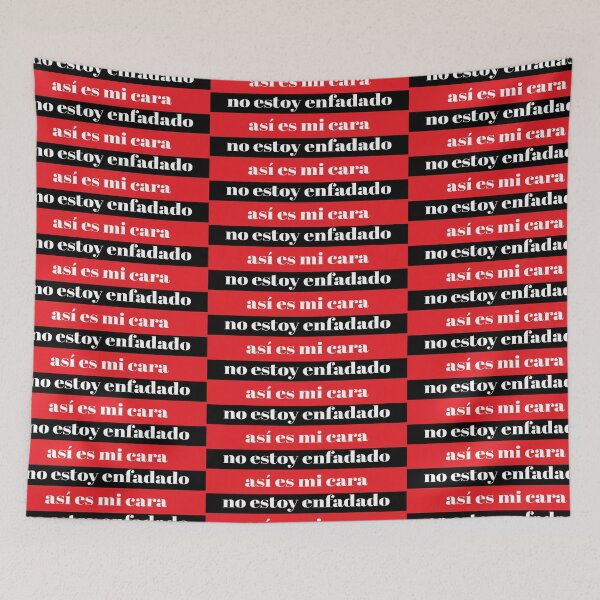 Item preview, No estoy enfadado, asi es mi cara #white designed and sold by blacklittlemoon.