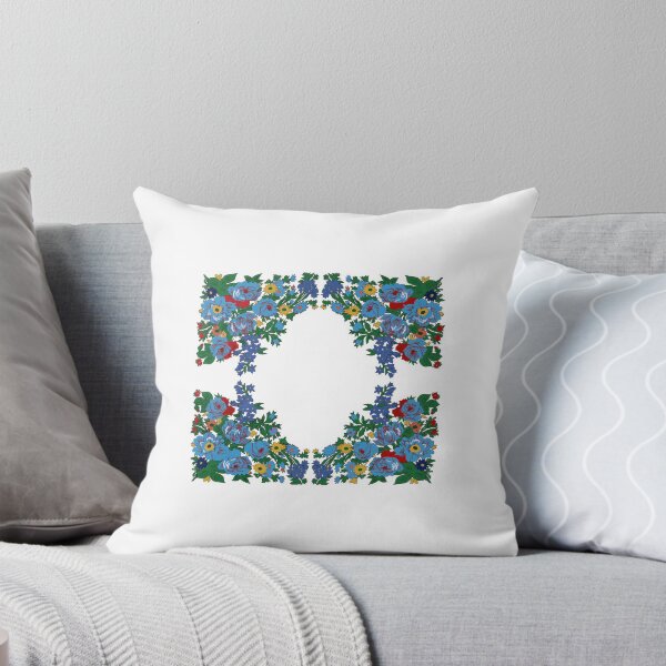 Item preview, Kokom floral (blue) designed and sold by pagechartrand.