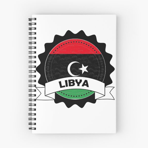 Artikelvorschau, Libyen Emblem-Abzeichen-Flagge entworfen und verkauft von Gina-Driada.