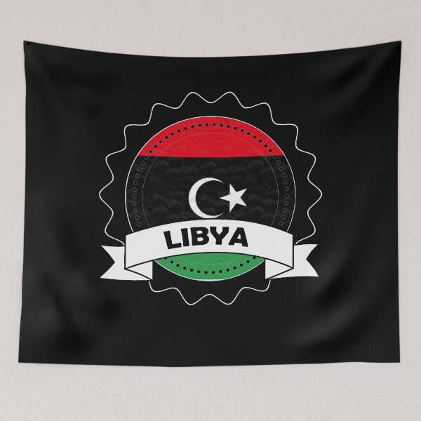 Item preview, Libya Emblem-Badge-Flag designed and sold by Gina-Driada.