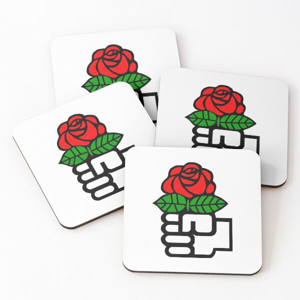 Item preview, Socialist Rose (White Background) designed and sold by Good-Looking Corpse.