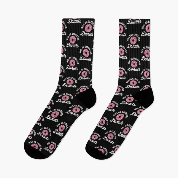 Item preview, Will Do Cardio For Donuts designed and sold by WolfSpiritCo.