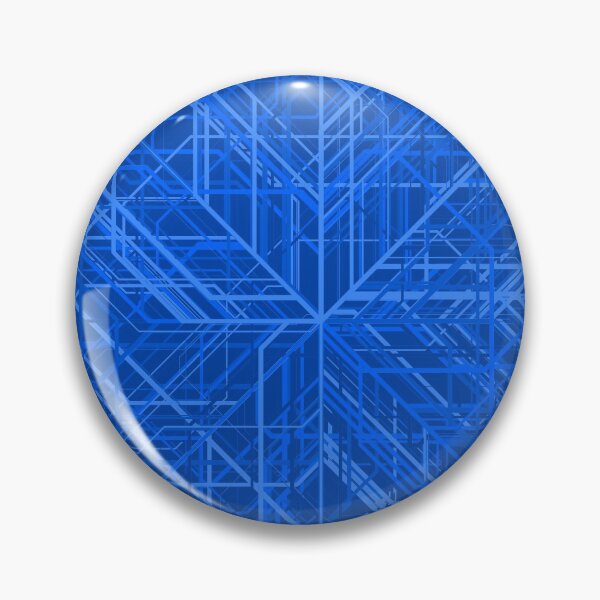 Item preview, Shades of Blue Line Pattern designed and sold by Lyle Hatch.