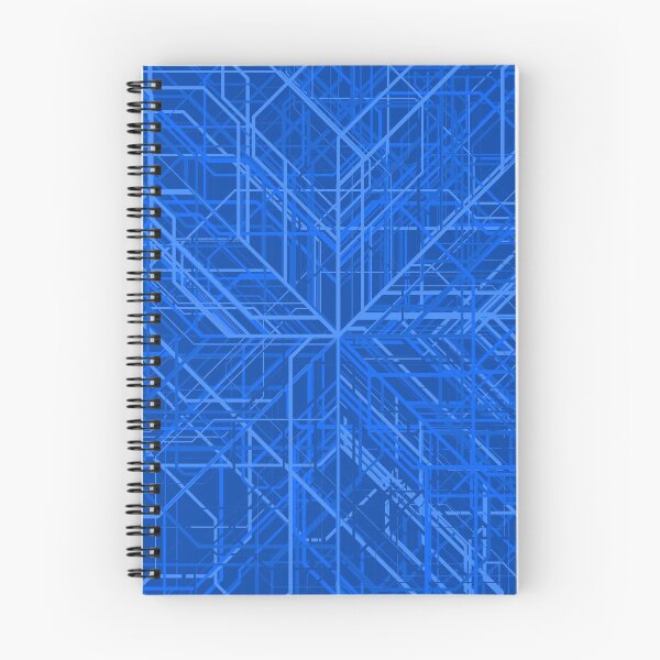 Item preview, Shades of Blue Line Pattern designed and sold by Lyle Hatch.