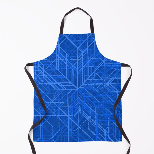 Item preview, Shades of Blue Line Pattern designed and sold by Lyle Hatch.