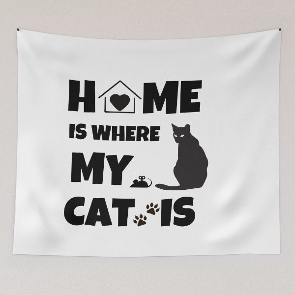 Item preview, Home Is Where Your Cat Is designed and sold by Johan Liebert.