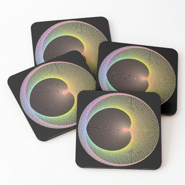 Item preview, Rainbow Mandala, modular times tables designed and sold by TalesOfScience.