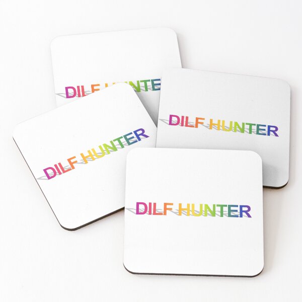 Item preview, DILF HUNTER RAINBOW WORD ART designed and sold by smlangann.